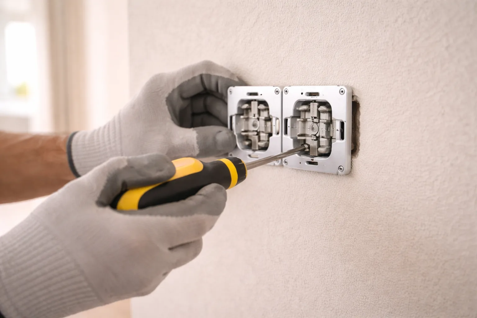 Проведение электрики под ключ в квартире